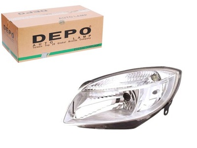 Фара skoda fabia ii roomster h4 06-15 le prze фото №1