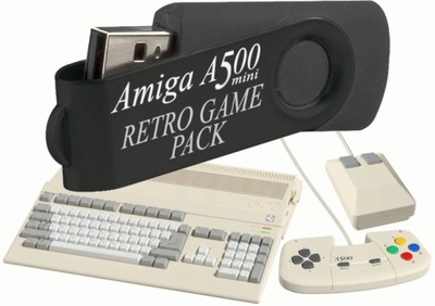 PenDrive GRY RETRO na Amiga 500 A500 mini