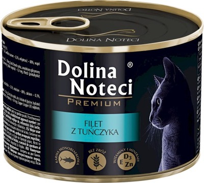 DOLINA NOTECI PREMIUM KOT Filet z Tuńczyka 185g