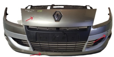 Бампер передний перед renault scenic 3 08-12 tehnk фото №1