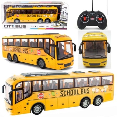 Zdalnie sterowany autobus szkolny żółty bus busik pojazd autko duże auto