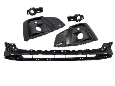Решітка l r бампера перед кронштейн pdc середня audi a5 8w6 2 fl s-line фото №1