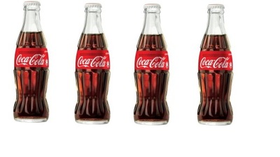 Coca Cola 1 litr szklane butelki=4x250ml zwrotne szklana butelka nie plast