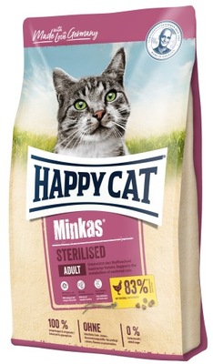 Happy Cat Minkas Sterilised (drób) 0,5 kg