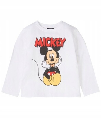 Disney Myszka Miki Mickey bluzka koszulka długi rękaw rozm 122 cm