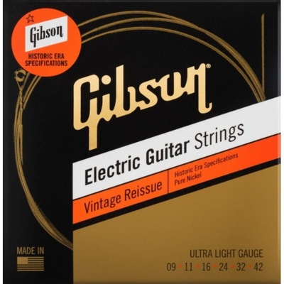 Gibson SEG-HVR9 struny do gitary elektryk 9-42