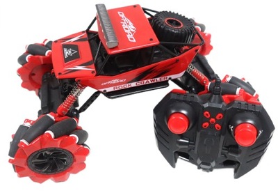 SAMOCHÓD ZDALNIE STEROWANY RC DRIFT CZERWONY 4WD 1:16