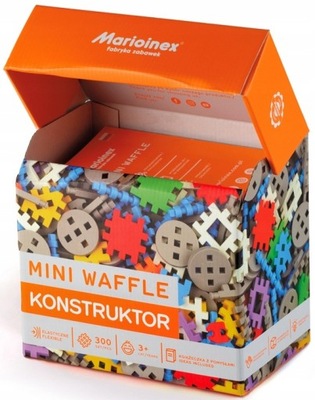 Klocki MINI WAFLE konstruktor 300 szt. Marioinex