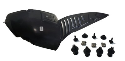 Peugeot 407 04- підкрилок передні ліва + кліпси фото №1