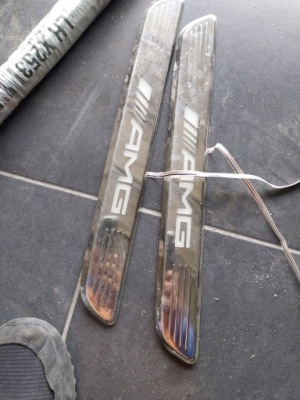 Mercedes w253 x253 glc молдинг порог накладка amg левая правая 2szt порог фото №1