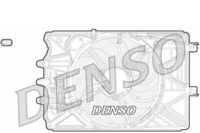 Вентилятор радіатора denso 51887948 фото №1