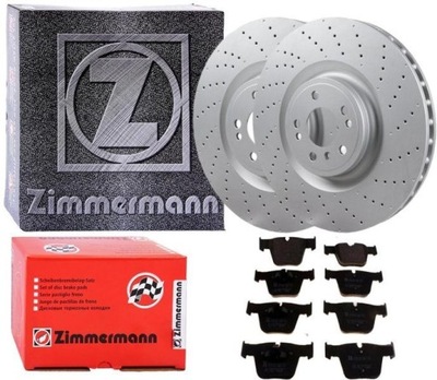 ZIMMERMANN DISCOS + ZAPATAS P MERCEDES S63 S65 W221 C63 C65 C216  