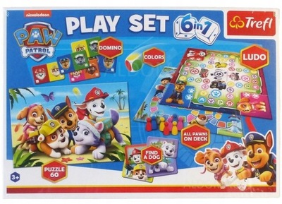 PSI PATROL PLAY SET ZESTAW GIER 6W1