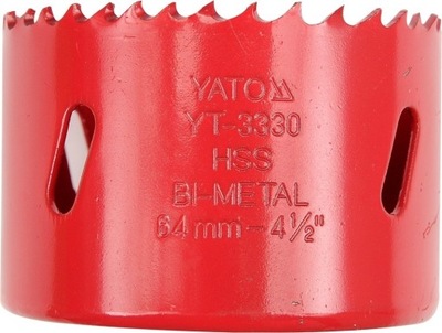 Otwornica bimetalowa hss m3, 64 mm YT-3330 YATO