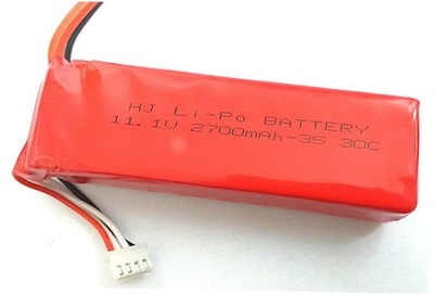 AKUMULATOR 11.1V 2700mAh CZĘŚĆ DO ŁODZI RC FT012