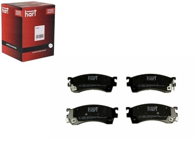 Тормозные колодки тормозные перед mazda mx 6 2.0 93- hart фото №1
