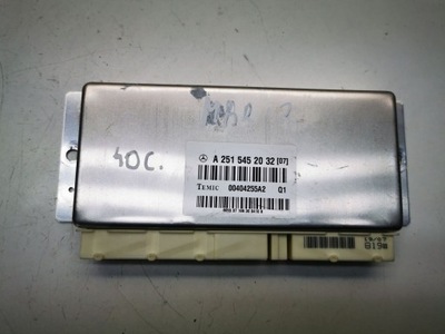 Mercedes блок керування модуль підвіска пневматичний a2515452032 фото №1