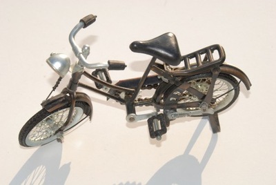 Stara zabawka model starego roweru antyk zabytek