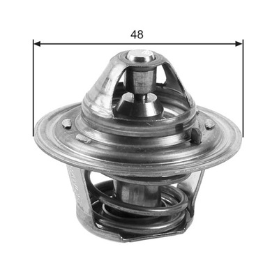 GATES TH27188G1 TERMOSTAT, VIDURYS AUŠINAMASIS 