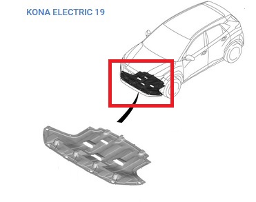 ЗАЩИТА ДВИГАТЕЛЯ НИЖНЯЯ DO HYUNDAI KONA ELECTRIC MY19