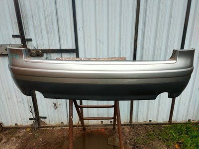 Бампер задня audi a4 b6 kombi ly7q 2 труби фото №1