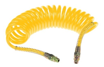 Шланг спіральний пневматичний m16 6m жовтий фото №1