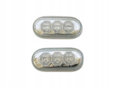 Vw t5 golf iv caddy поворотник боковой led белый фото №1