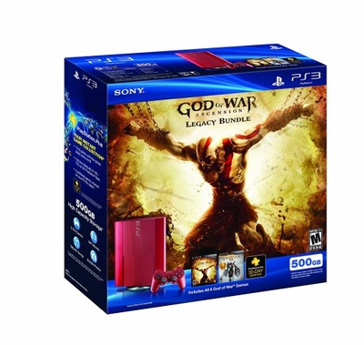 MEGA ZESTAW -Ps3 Slim + 3 GRY 2 pady