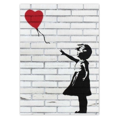 Plakaty 50x70 Banksy Dziewczynka balon