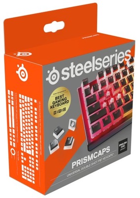 Nakładki na klawisze SteelSeries PrismCaps UK czarne
