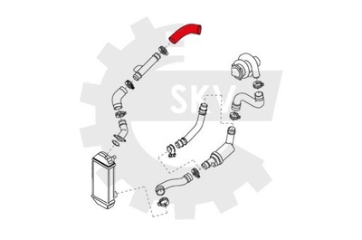 CABLE DE TURBINA SEAT SKODA VW 1.4 TDI 6Q0145838K  