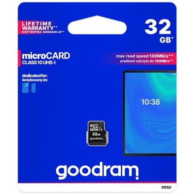 KARTA PAMIĘCI microSD 32GB UHS-I Goodram