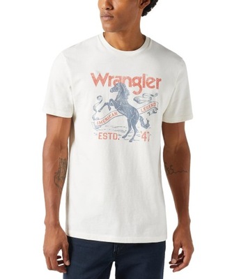 T-shirt Wrangler AMERICANA TEE 112350722 Worn White L