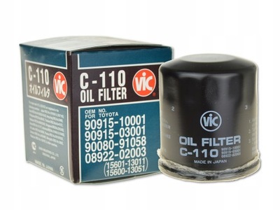 FILTRO ACEITES C-110 VIC MADE IN JAPAN TOYOTA  
