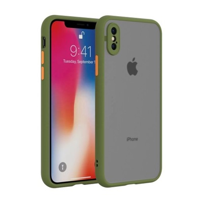 ZIELONE ETUI do iPhone X iPhone XS mocne APPLE