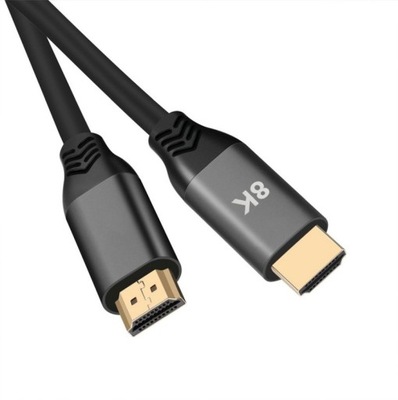 Kabel Przewód HDMI do HDMI 2.1 UHD 8K 60Hz 4K 1M