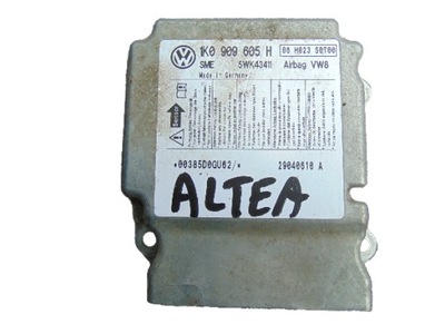 Датчик модуль подушка безопасности seat altea 1k0909605h фото №1
