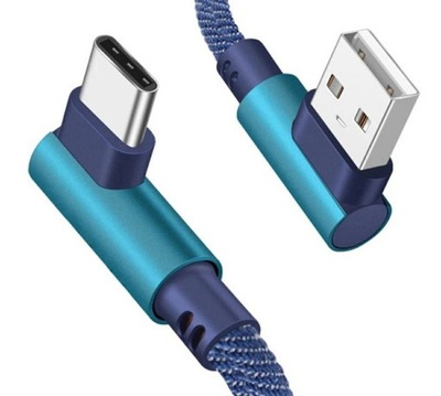 Kabel Aptel USB - USB typ C 1 m niebieski