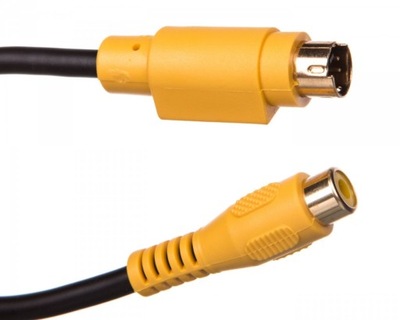 Kabel miniDIN 4pin (S-Video) - RCA 0,2m GOOBAY