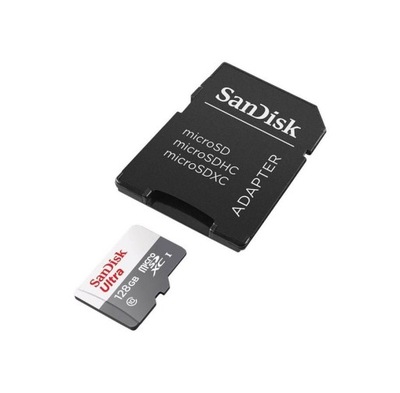 Karta micro SD SDXC SANDISK Ultra 128GB 100 MB/s