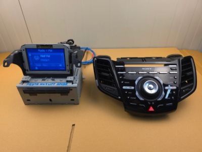 Ford fiesta mk7 рестайлінг  2012 - 2017 радіо sony навігація аудіосистема premium фото №1