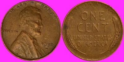 USA 1 Cent 1952 „D” - Denver /U 345