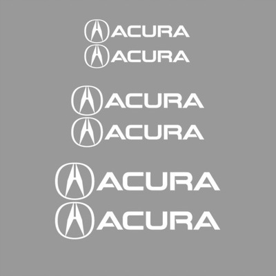 SZABLON PARA COLORACIÓN SOPORTE PARTE TRASERA LOGOTIPO ACURA  