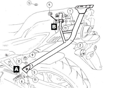 MB СТЕЛАЖ HEPCO&BECKER ALURACK YAMAHA FZ 6 ФАЗ