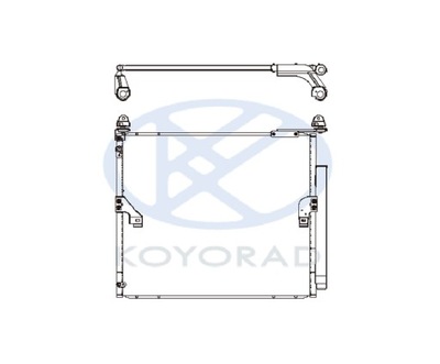 РАДІАТОР КОНДИЦІОНЕРА TOYOTA CRUISER FJ150