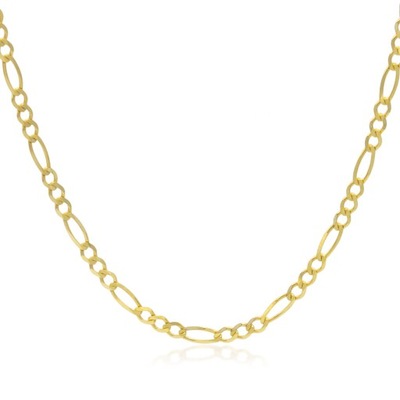 Złoty łańcuszek figaro Verona AA18151