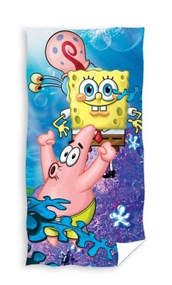 Ręcznik kąpielowy SpongeBob 70x140 Kanciastoporty