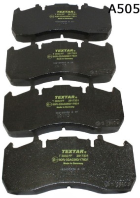 Гальмівні колодки гальмівні textar 2917301 фото №1