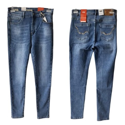 Spodnie jeansowe, jeansy M.Sara Skinny rozmiar 34