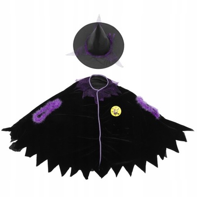 1 set Halloween Cape and Hat Kids Cosplay